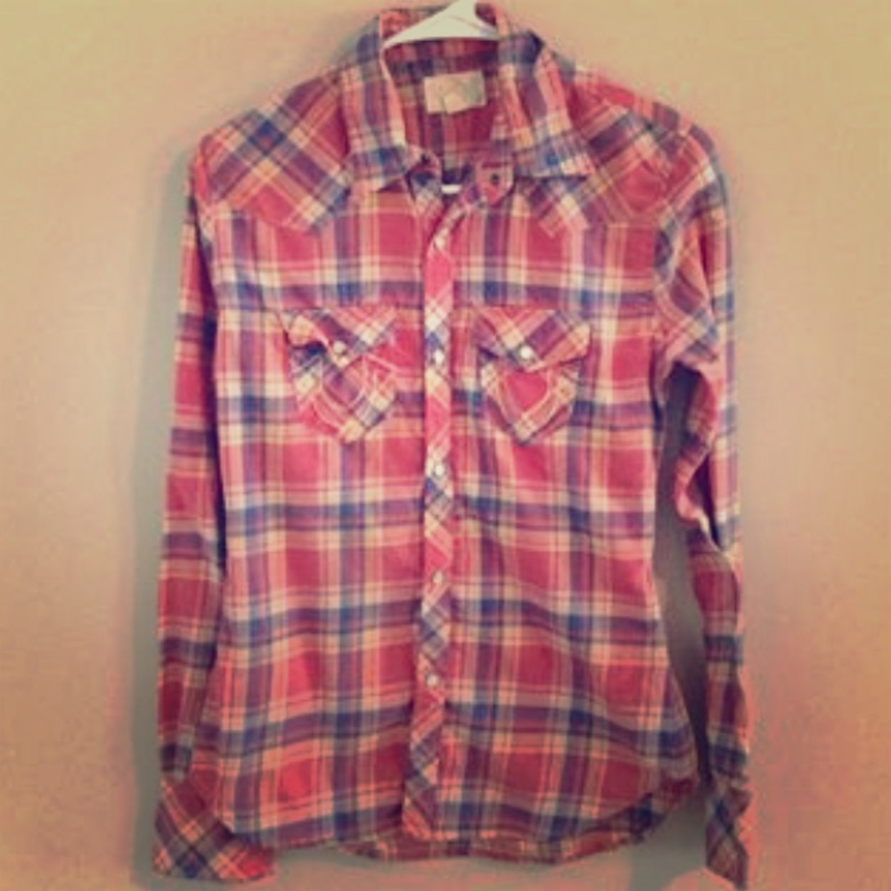 True Religion plaid shirt