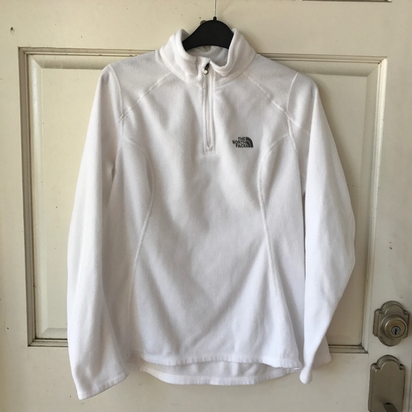 The North Face Sweaters - The North Face White Fleece Pullover