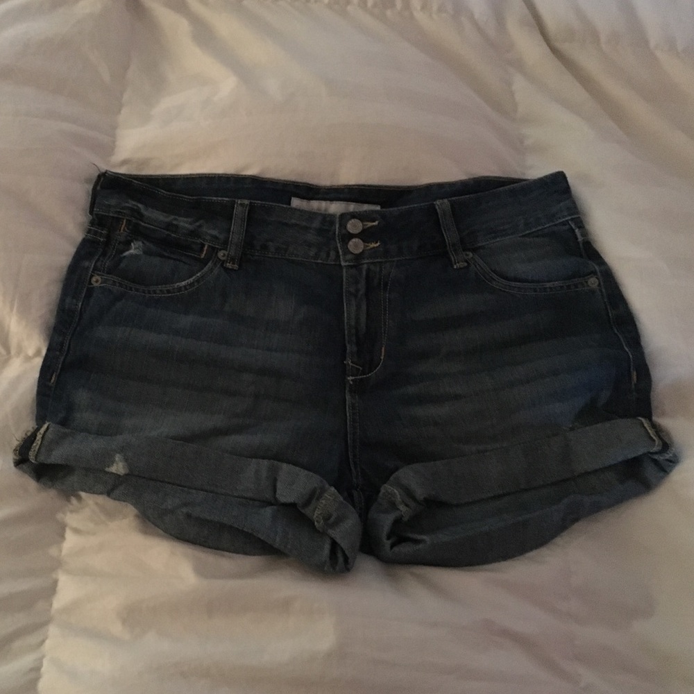Denim shorts