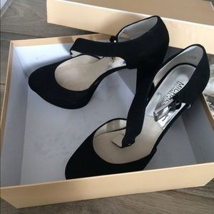 Michael kors suede platform
