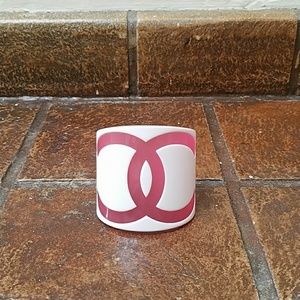 Chanel "CC" resin cuff