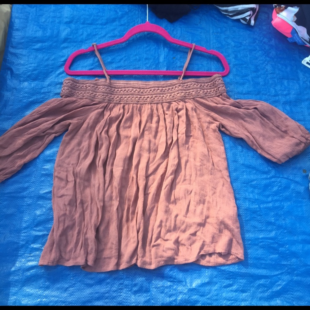 Off shoulder top with straps