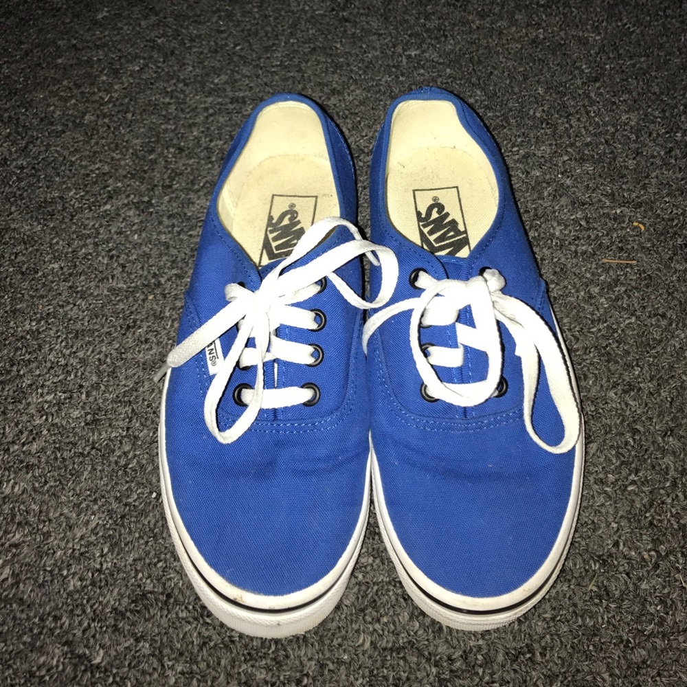 LIKE NEW BLUE VANS
