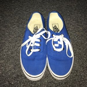 LIKE NEW BLUE VANS