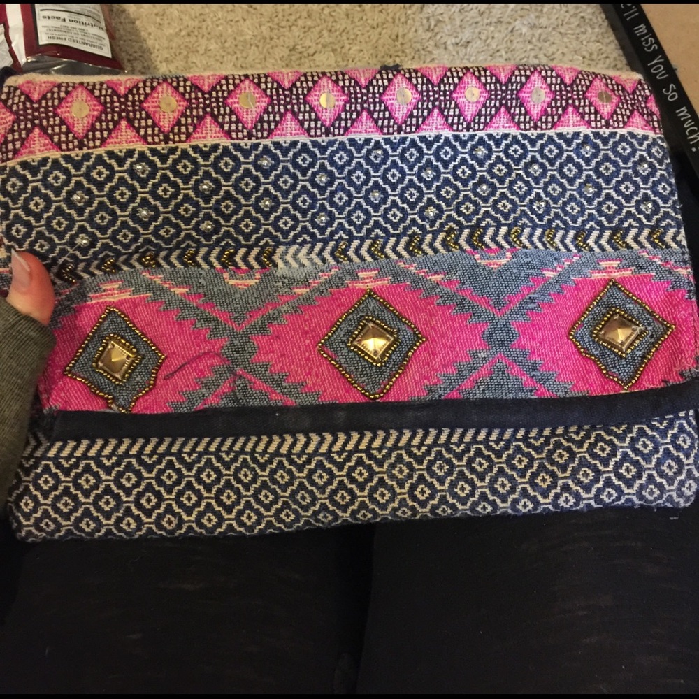 Printed large clutch