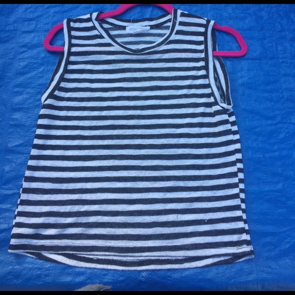 Striped forever 21 tank top