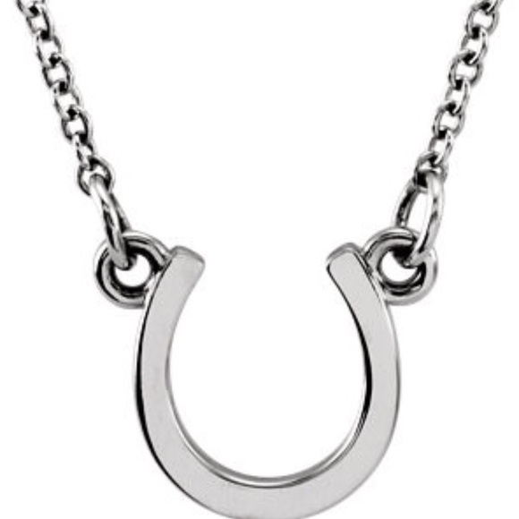 Jewelry - Sterling Silver Lucky Horseshoe Necklace