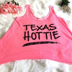 🌵🌸"Texas Hottie" Asymmetrical Tank Top!🌵🌸