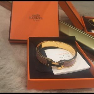 💯authentic hermes signature click bracelet