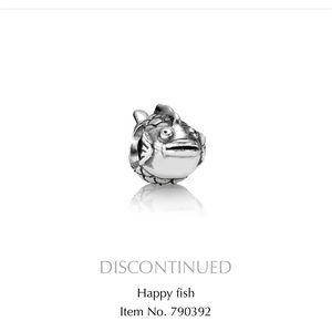 ✨Final Price Drop✨ Pandora 'Happy Fish' 🐟Charm