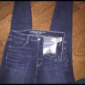 hi-rise american eagle jegging