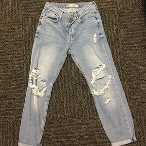 TopShop 'destroyed'  boyfriend jeans
