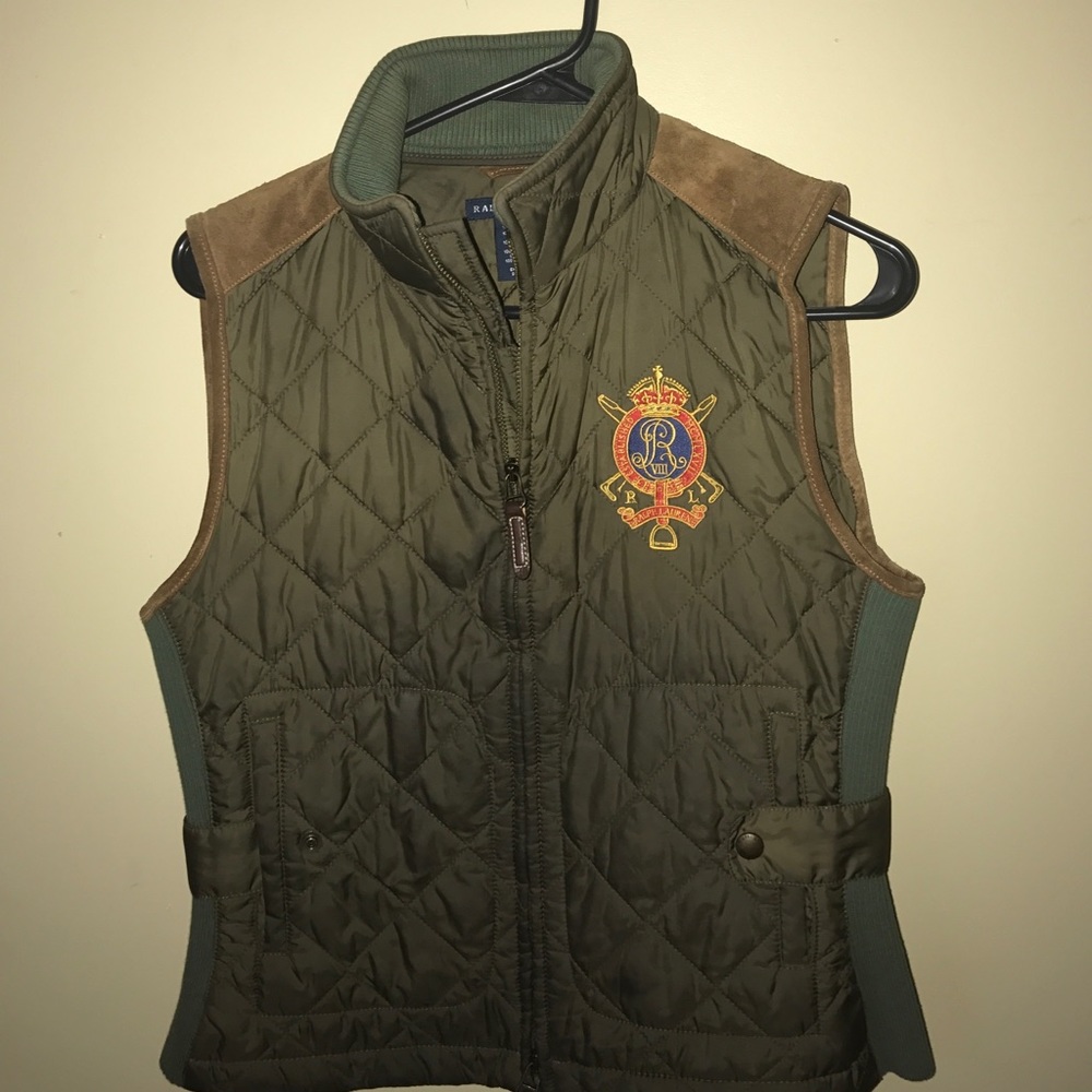 RALPH LAUREN WOMENS QUILTED VEST