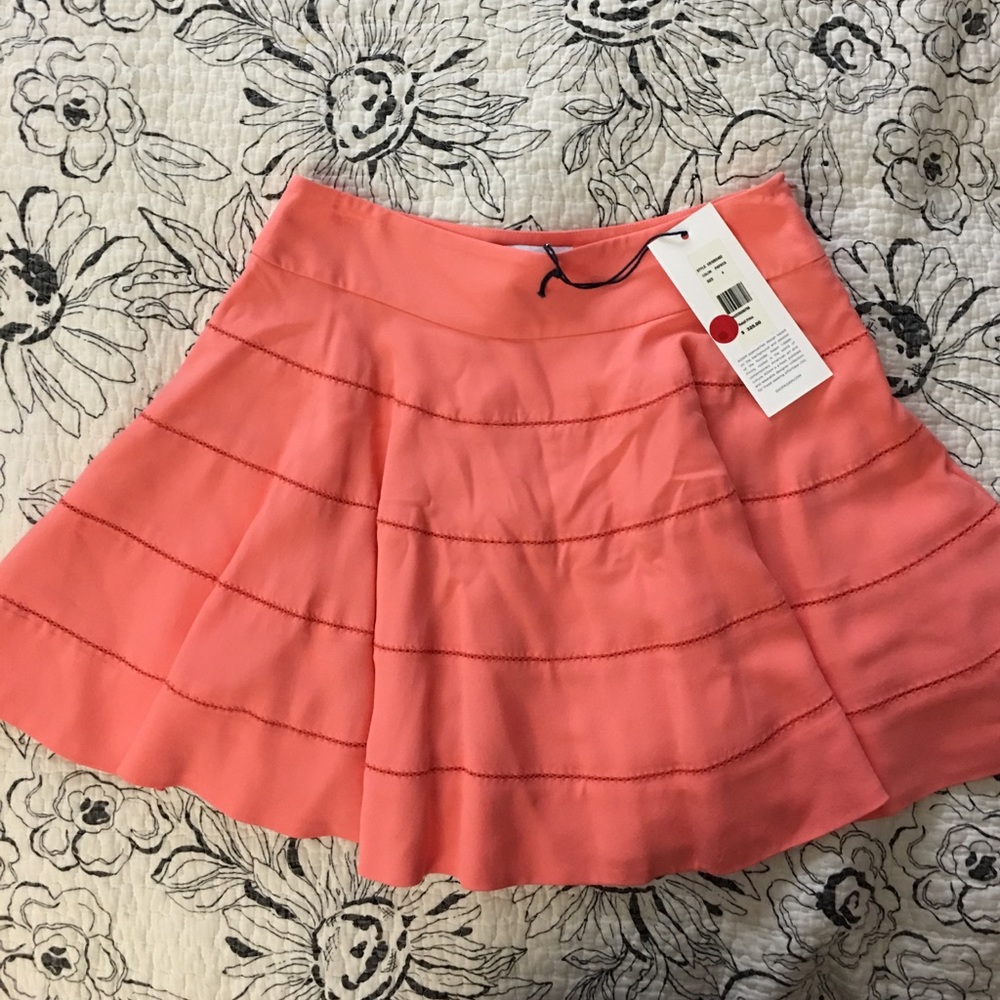 Silk mini skirt by Adam Lippes