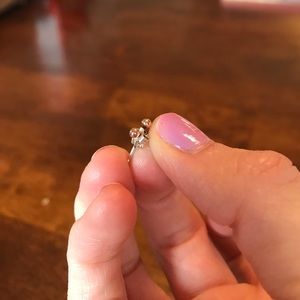 Teeny tiny 14k rose gold ball studs