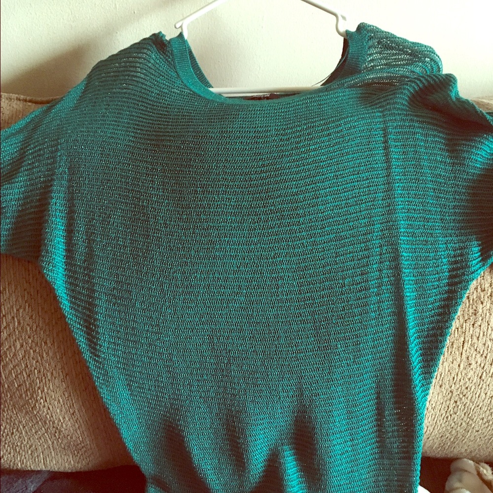 Turquoise sweater
