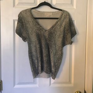 Michael kors petite cheetah top Michael kors petite cheetah top