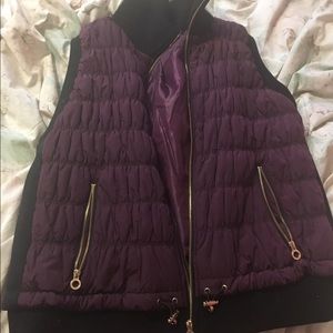 Purple sip up vest