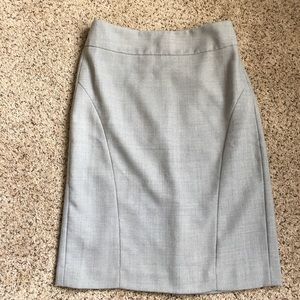 Banana Republic gray pencil skirt