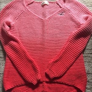 Hollister orange ombré sweater, small