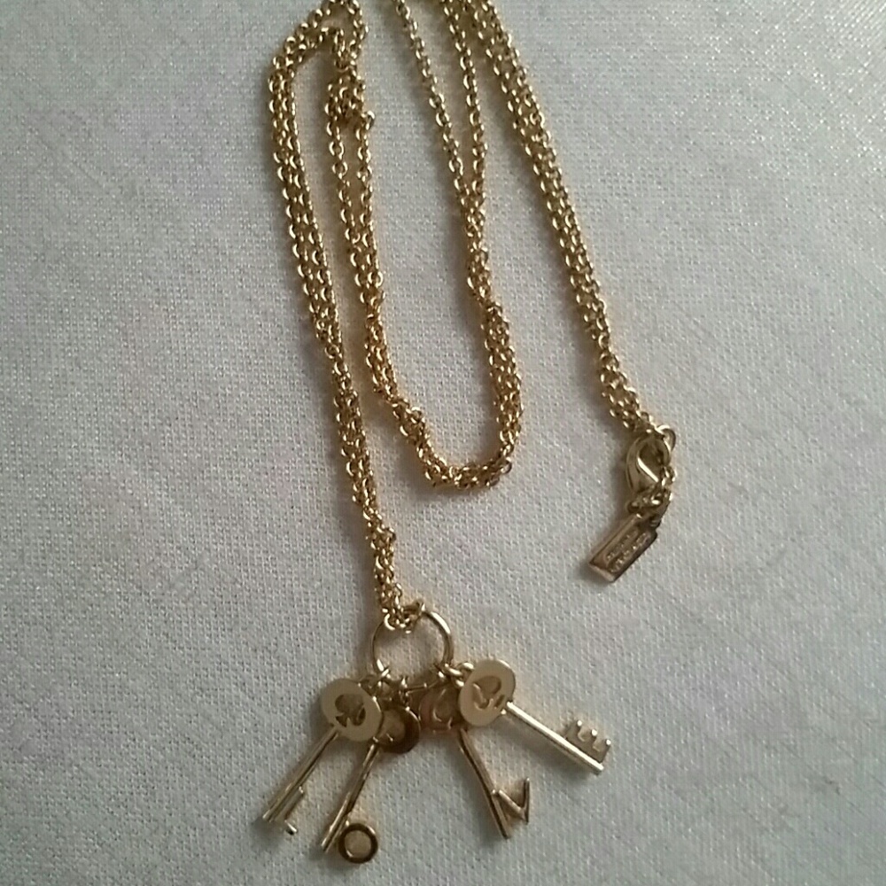 Kate Spade Love keys pendant necklace