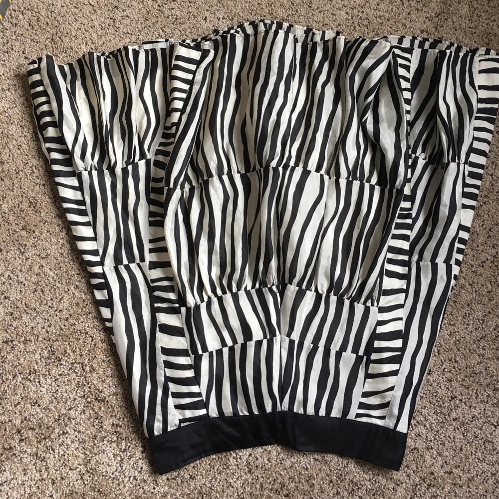 Anthropologie Black/White Skirt