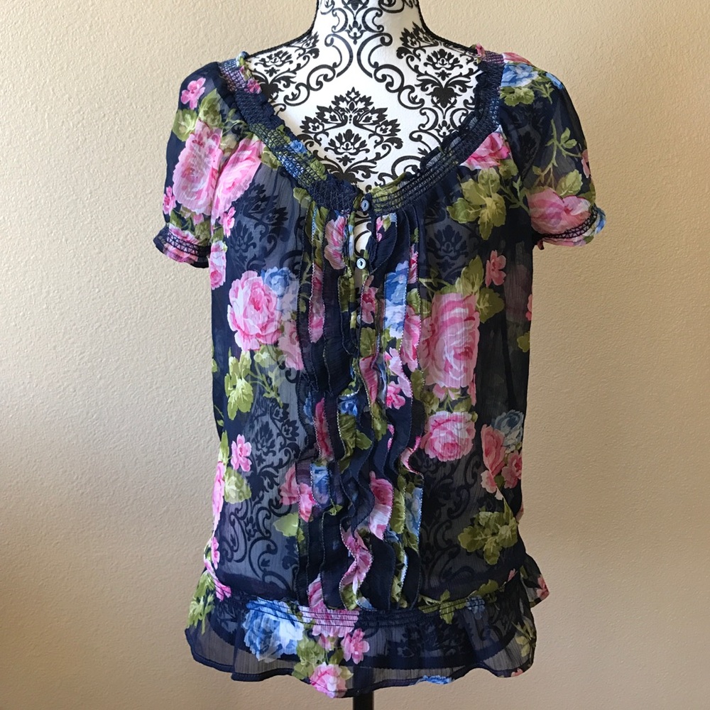 🌸Abercrombie Floral Blouse🌸