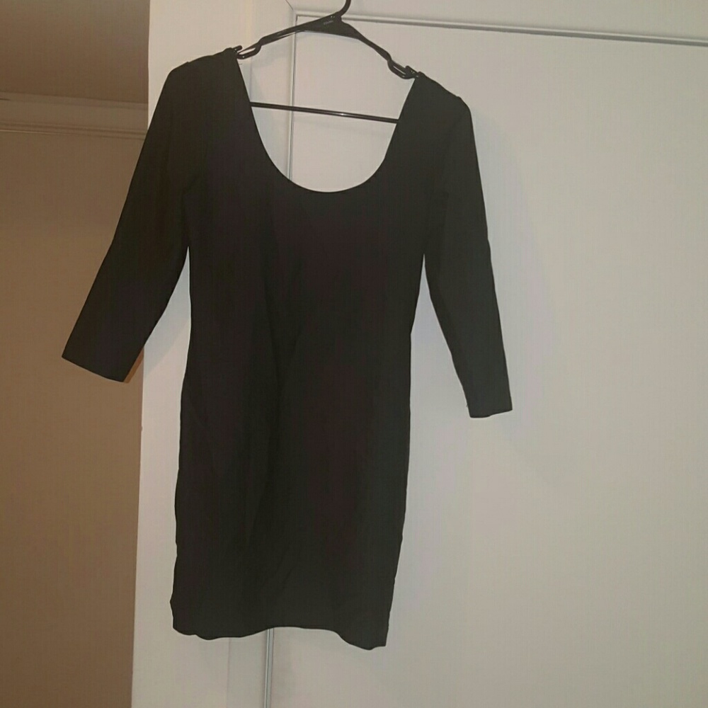 Black Spandex mini dress