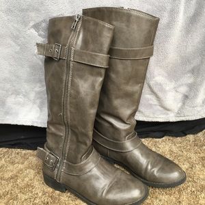 Grey - Tall Boots