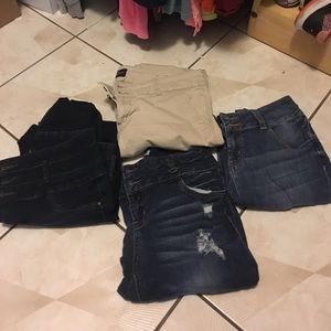 Charlotte Russe/American Eagle Jeans size 8
