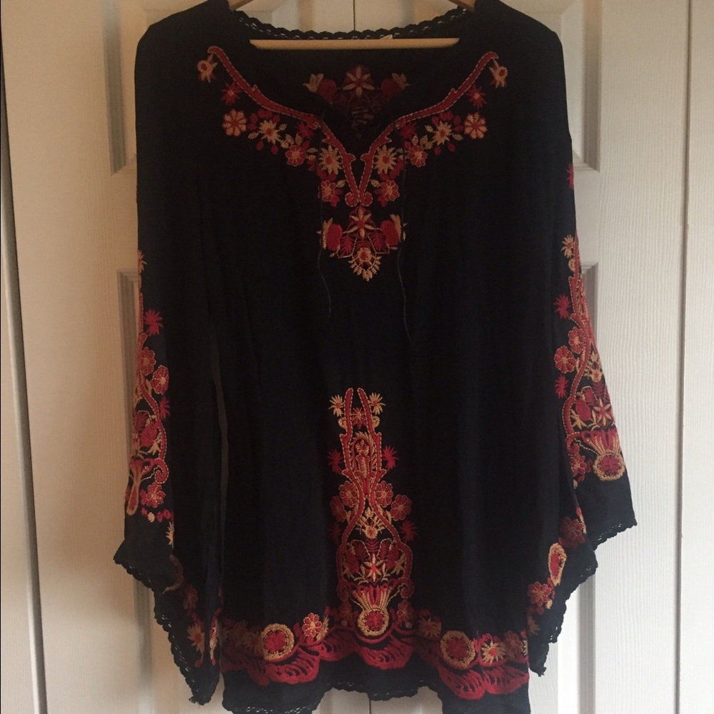 Boho Embroidered Dress