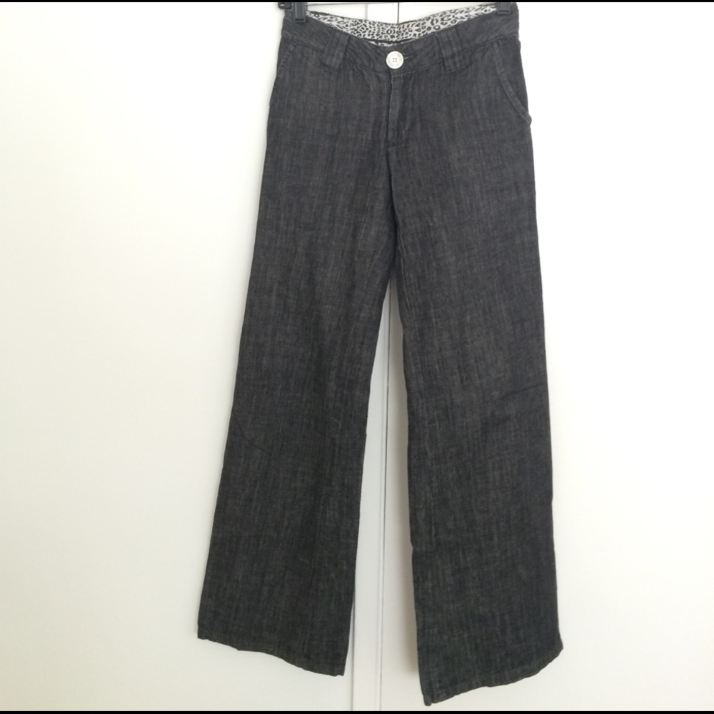 Vintage Rogan for Target black denim wide leg size 1