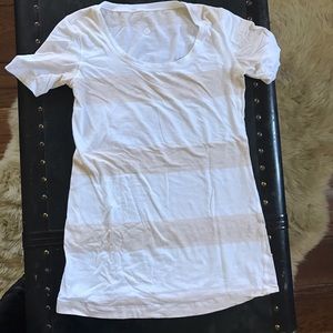 Lululemon T-shirt Striped Cotton