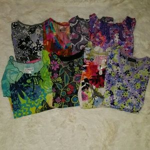 NAME BRAND SCRUB TOPS!!!