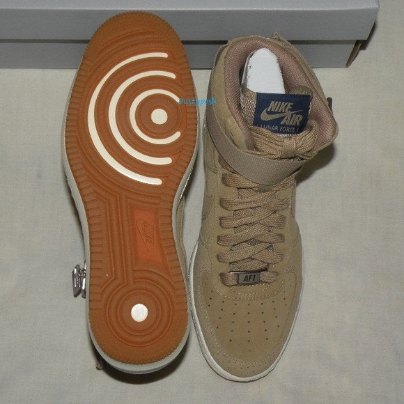 Nike Lunar Force 1 Sky Hi Desert Camo Sneaker Shoe - Picture 6 of 7