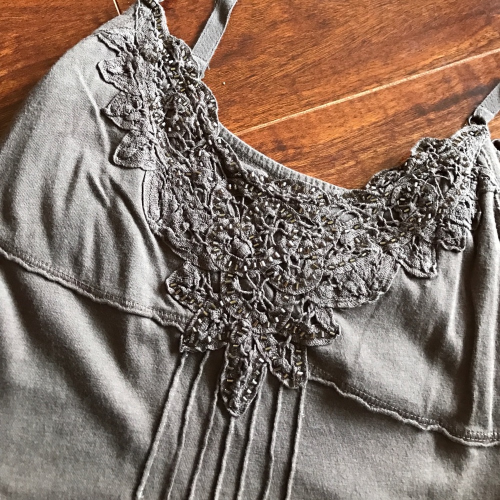 Beaded tank top!