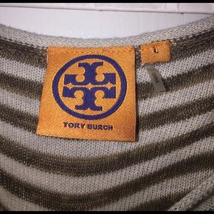 TORY BURCH STRIPED LONG SLEEVE