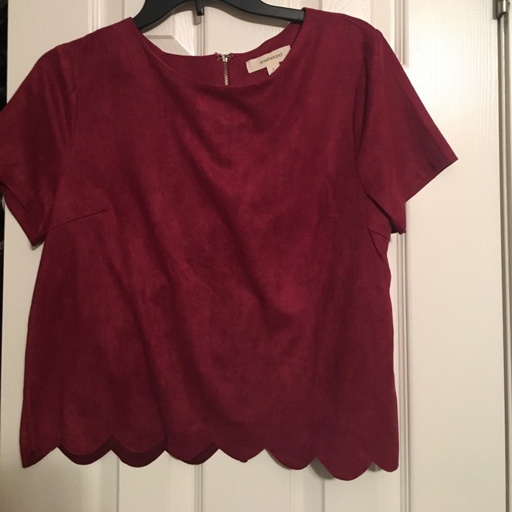 Scallop top