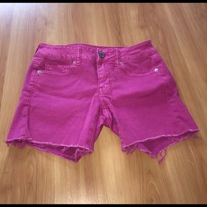 Dark pink midi short from American eagle