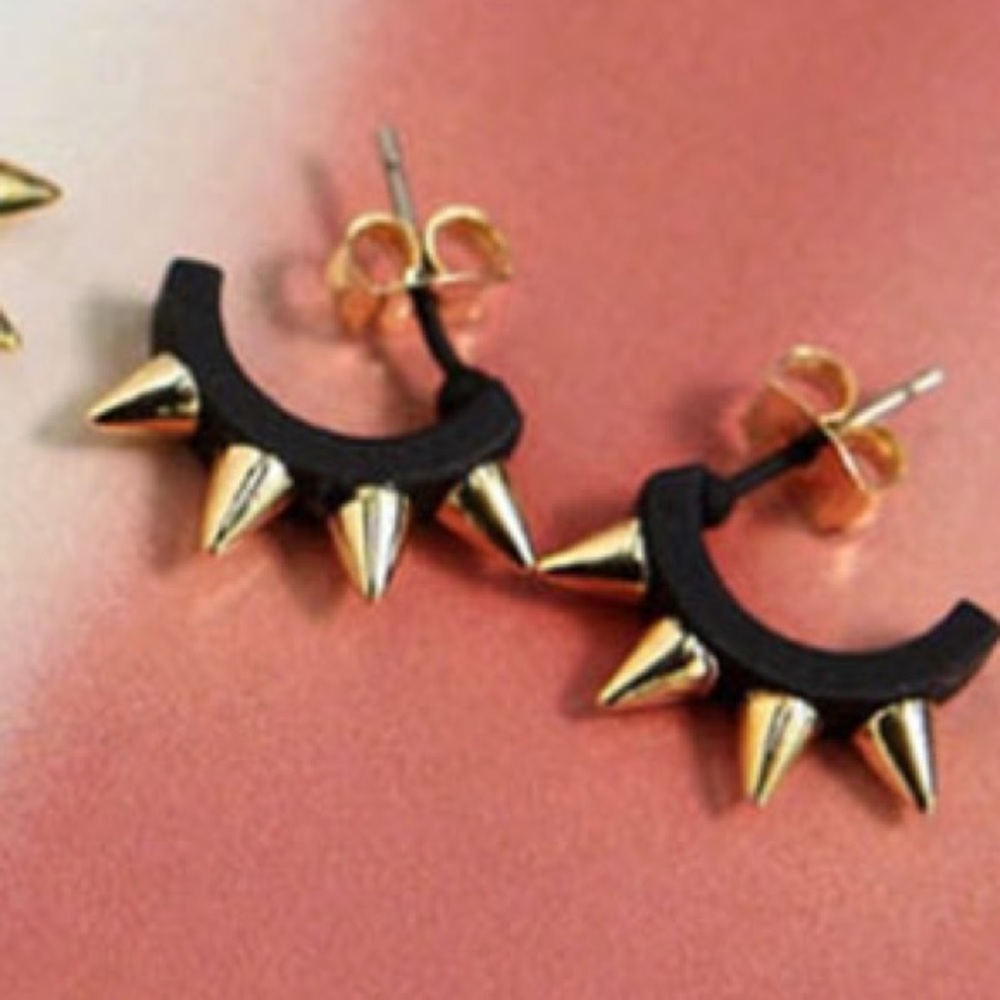 Spiky punk earrings