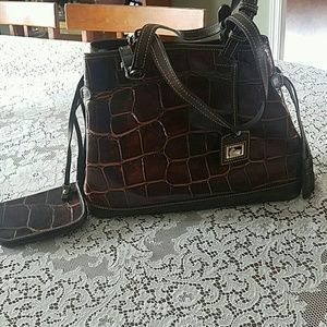 Dooney and Bourke double strap authentic purse
