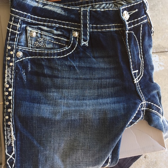 Rock revival Esther women straight jeans 30 rare - Picture 2 of 4