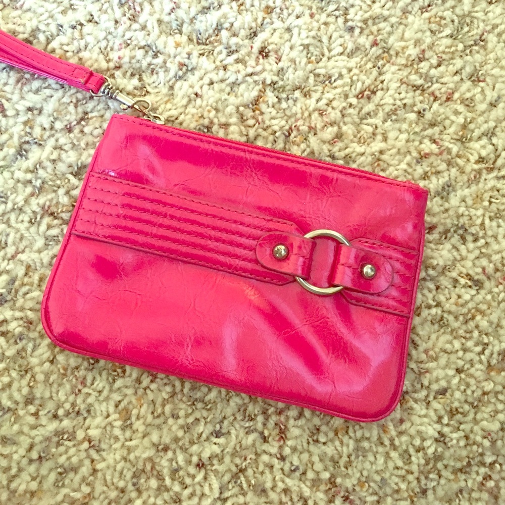 Pink express wristlet