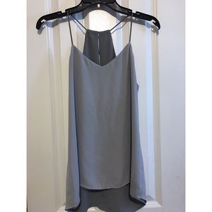 Reversible Light/Dark Gray Dressy Tank