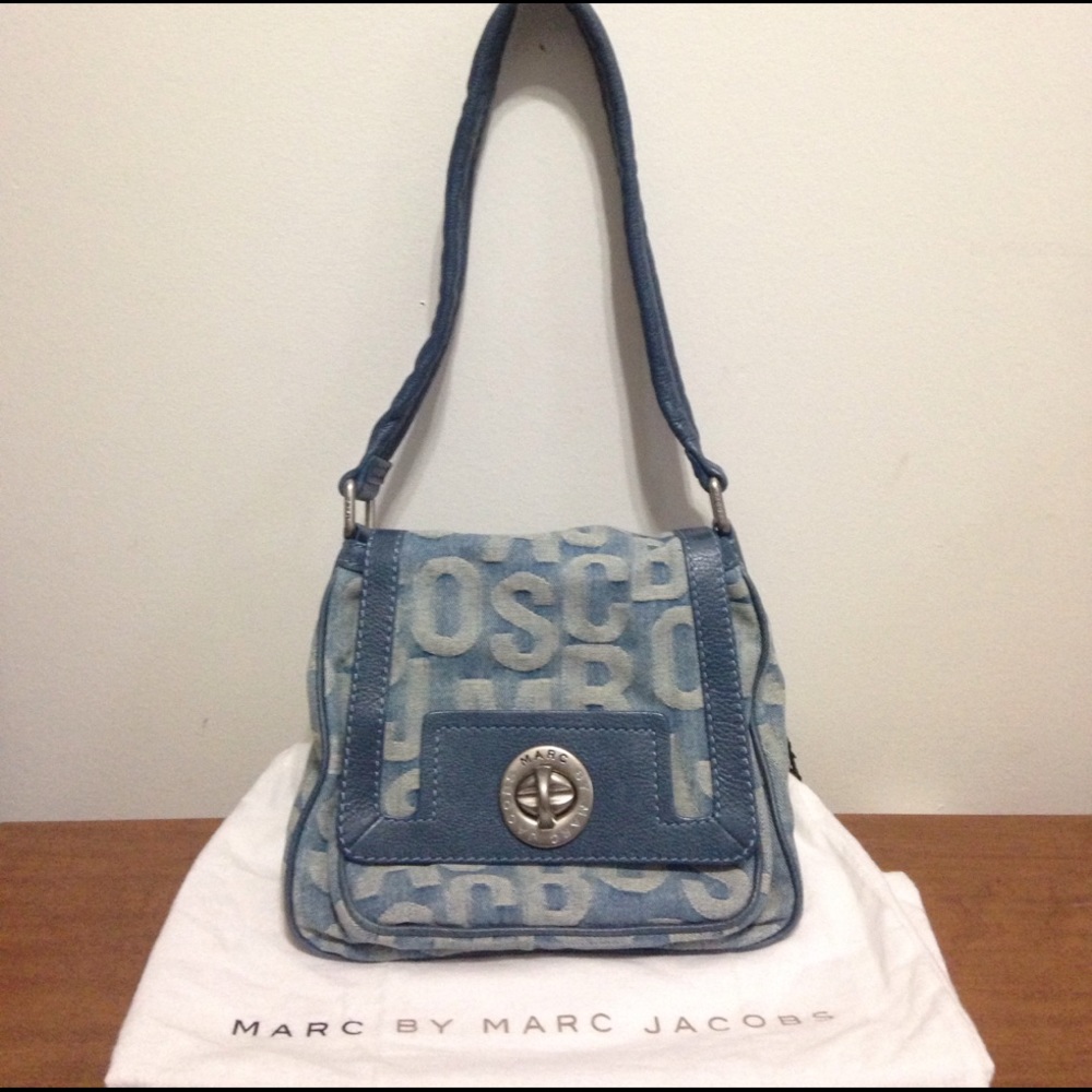 Marc Jacobs denim monogram purse
