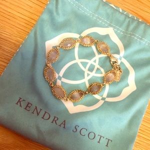 Kendra Scott gray stone bracelet