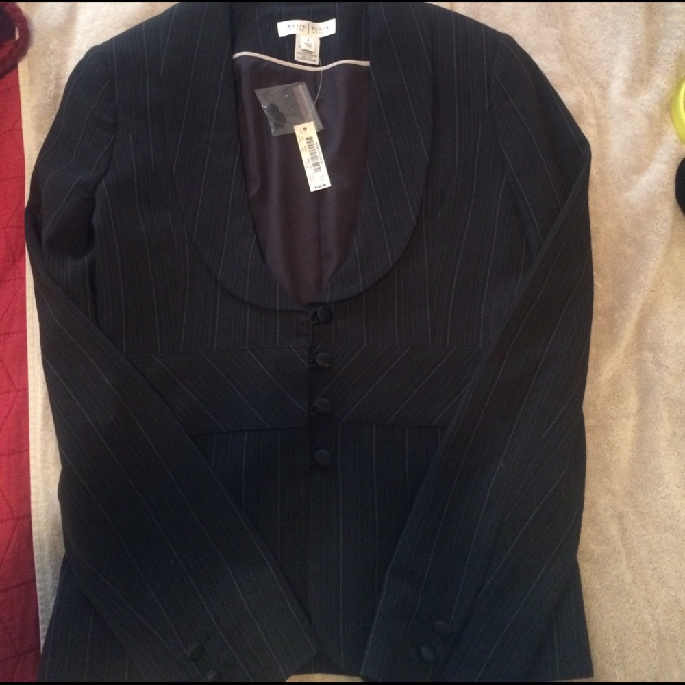 WHBM pinstripe Blazer/suit jacket NWT.