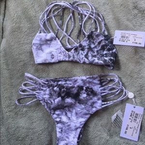 Mikoh Marbled String Bikini NWT