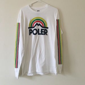 Poler Co. mountain rainbow tee