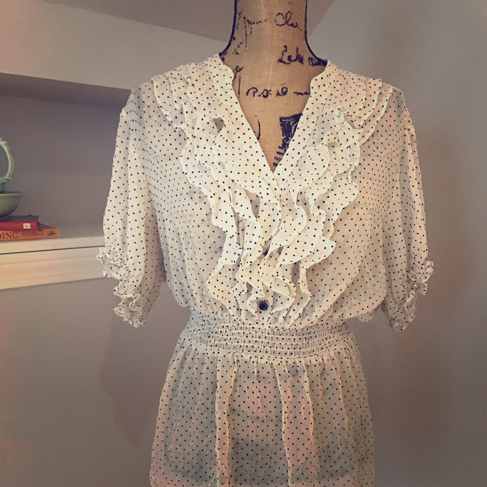 Torrid chiffon ruffle top